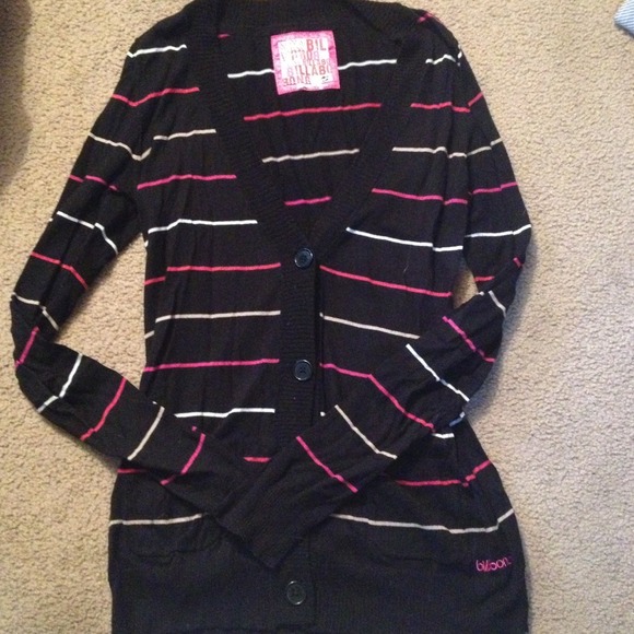 Billabong striped cardigan