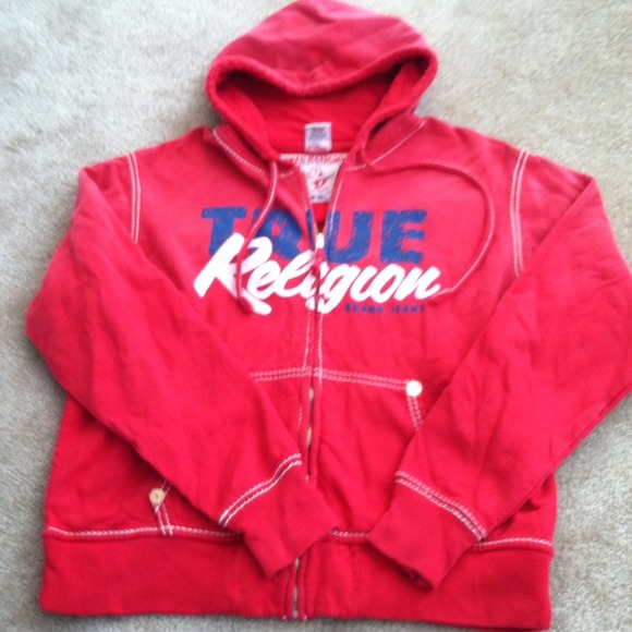 *RESERVED**TRUE RELIGION ZIP UP HOODIE FOR MEN