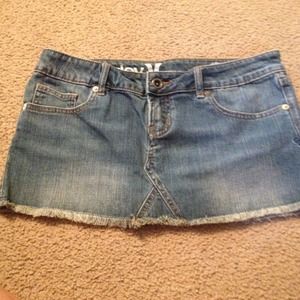 Hurley denim skirt