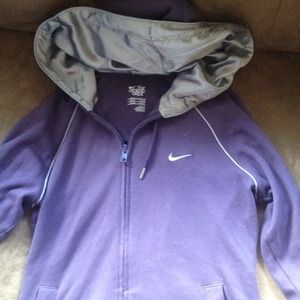 Nike, zip up hoodie