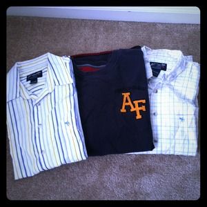 *RESERVED FOR @STANGGIRL...3 A&F SHIRT FOR MEN..