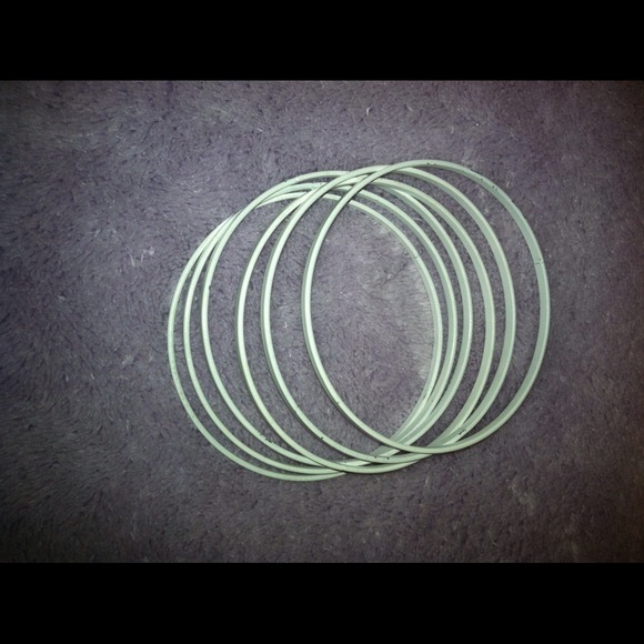 White bracelets