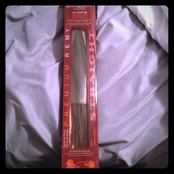 🚫SOLD!!!!🚫Dark brown remy hair extensions