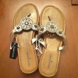 Silver/gray sandals!