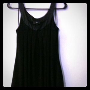 Black dress fitted bottom