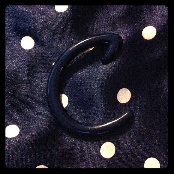 Item no longer available! C navy blue pin