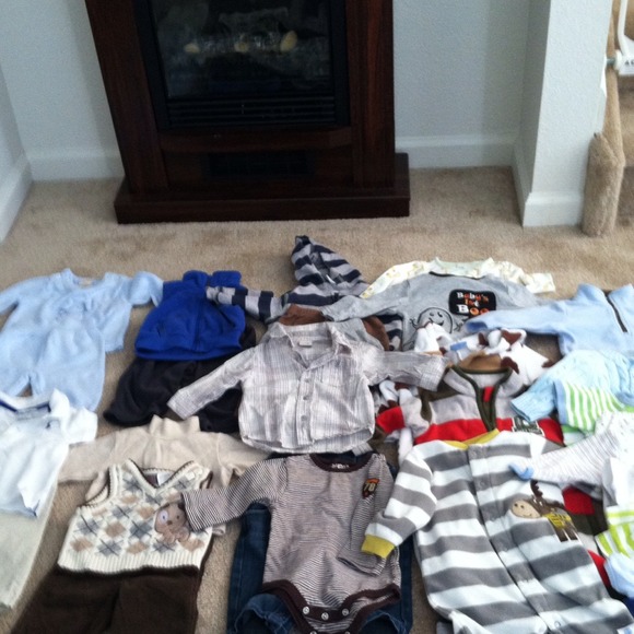 Boy clothes 6 to 9mos.