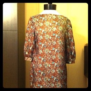 Vintage inspired  Floral Shift Dress