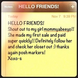 SHOUT OUT :)