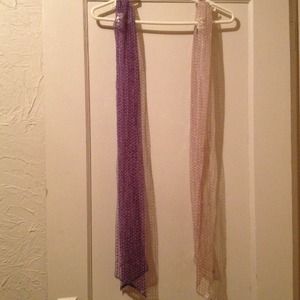 2 absolutely beautiful sequin scarfs