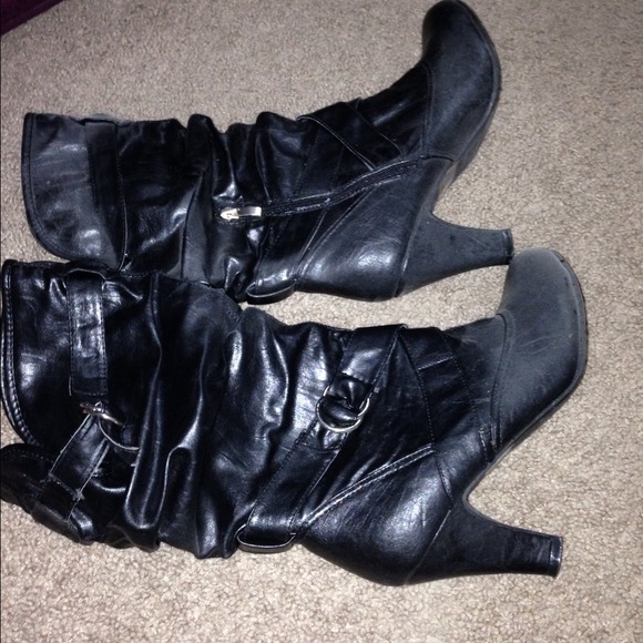 Black boots good for winter