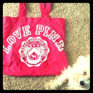 RESERVED---VS PINK medium tote bag