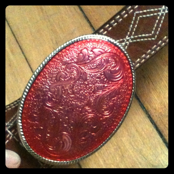 Guess belt, western big buckle NWT