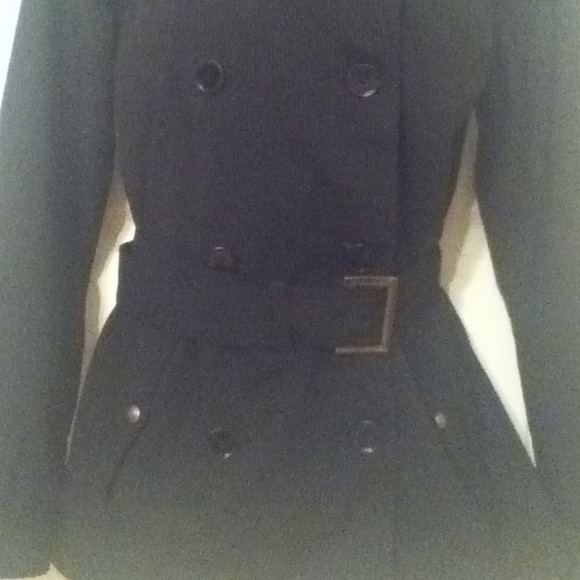 DC peacoat purple pinstripe.