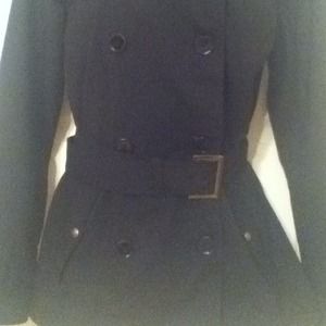 DC peacoat purple pinstripe.