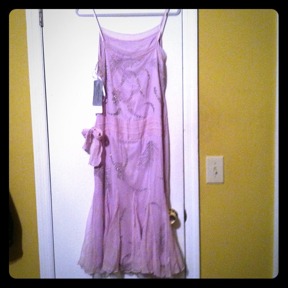 Pink party dress