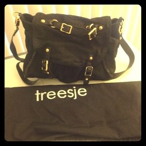 🌴Sold🌴Treesje black anaconda crossbody bag