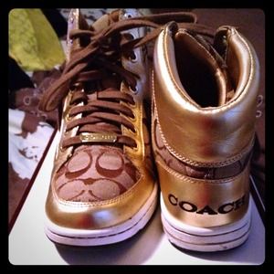 Coach Shoes - ✂Reduced!!✂Coach high tops! Priced to sell! Size 8 Coach Shoes - ✂Reduced!!✂Coach high tops! Priced to sell! Size 8