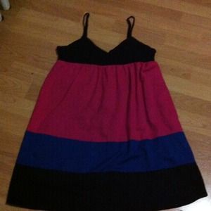 Colorblock dress