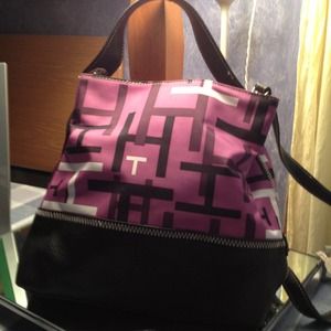 Purple and Black handbag