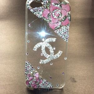 Bundle Iphone 5 camellia and black bow RESERVED