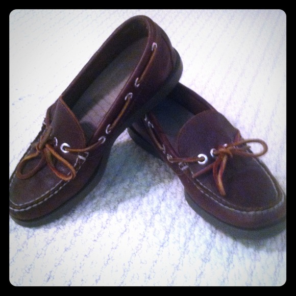 Brown docksiders