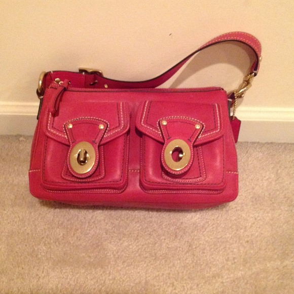 Coach Handbags - SOLD****Coach Hot Pink bag. Authentic.
