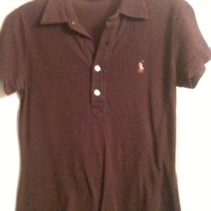 Brown Ralph Lauren Golf Shirt