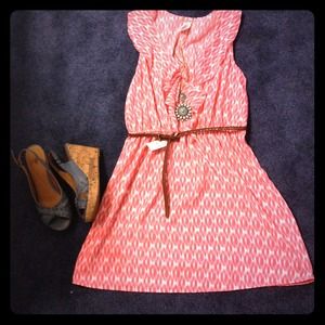 NWT Pink ruffle dress