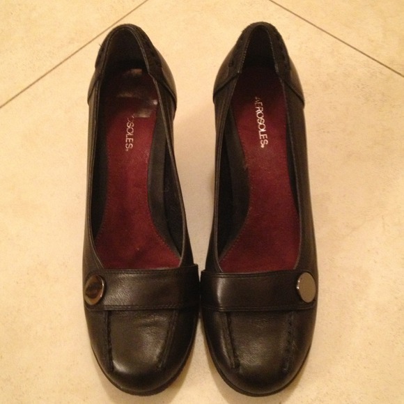 Aerosoles 👠black leather shoes