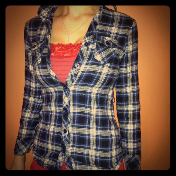 Plaid  "Op" shirt