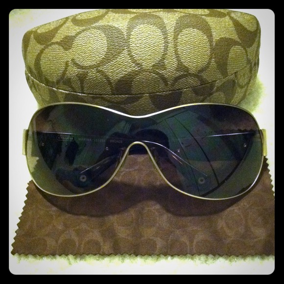 Authentic Coach sunglasses.