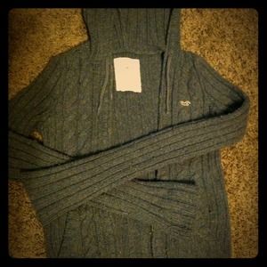 Wool hollister hoodie size L