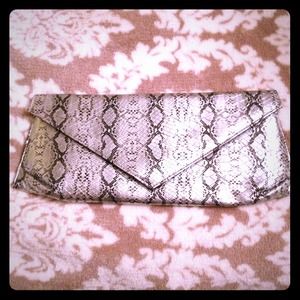 Snake skin inspired clutch/evening bag