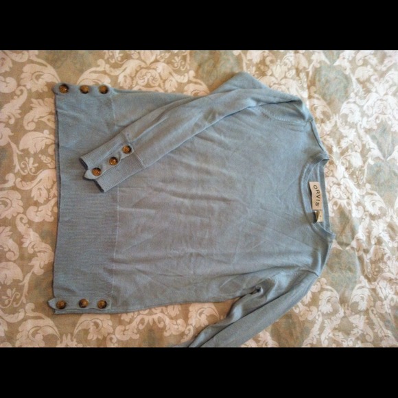 Sold Blue Orvis sweater