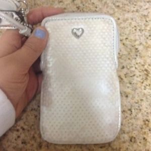 Coach sequin phone wristlet