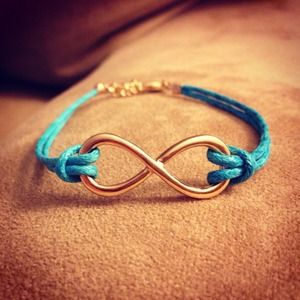 Blue Infinity Bracelet