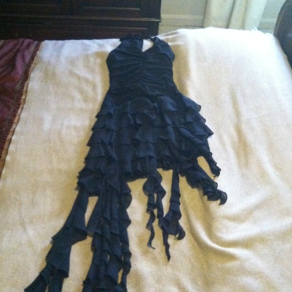 Layered black dress