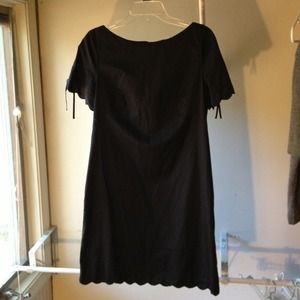 Black cotton J. Crew mini dress