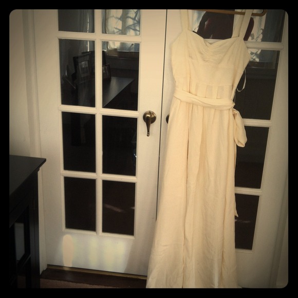 Reduced!! Beautiful ivory dress by j crew