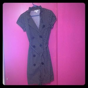 Dress Barn polka dot dress
