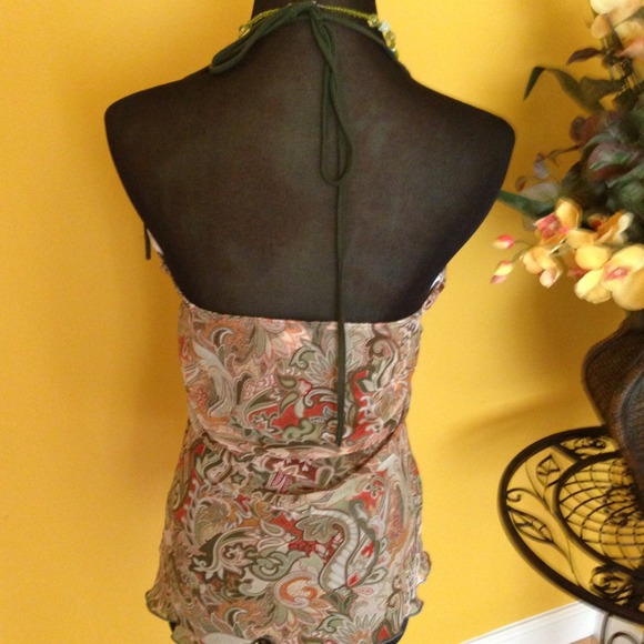 Tie around neck blouse - Picture 2 of 2