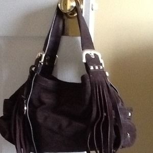 Stuart Weizmann brown suede bag, never been used