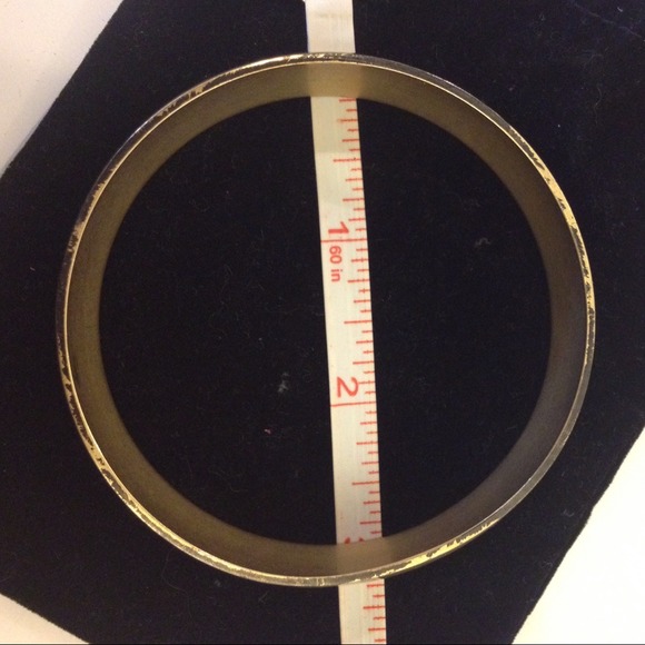 Chunky Chevron Metal Bangle - Picture 3 of 3