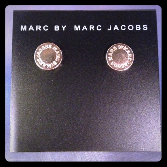 Marc Jacobs gold stud earrings