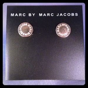 Marc Jacobs gold stud earrings