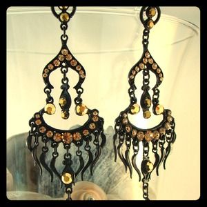 YourBijoux Chandelier Flame Earrings