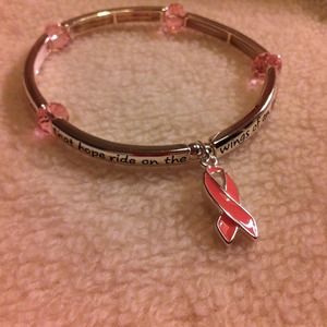 New Pink Ribbon bracelet.