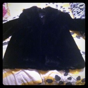 Reduced⬇⬇!! Black faux fur coat