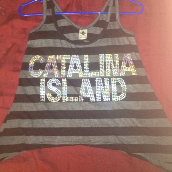 Catalina island crop top